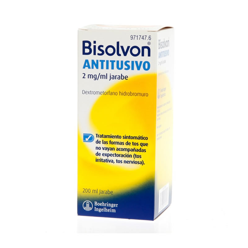 BISOLVON ANTITUSIVO 2 MG/ML JARABE 1 FRASCO 200 ML