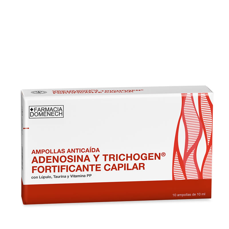 ADENOSINA Y TRICHOGEN FORTIFICANTE CAPILAR 10 AMPOLLAS