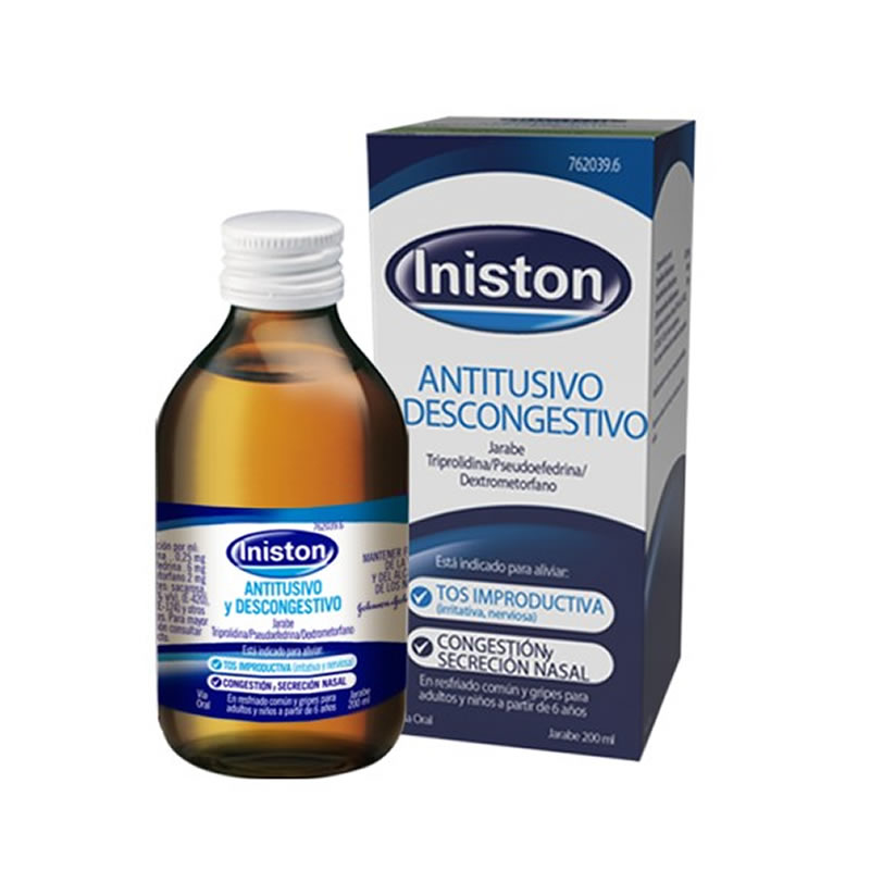 INISTON TOS 1,5 MG/ML JARABE 1 FRASCO 200 ML