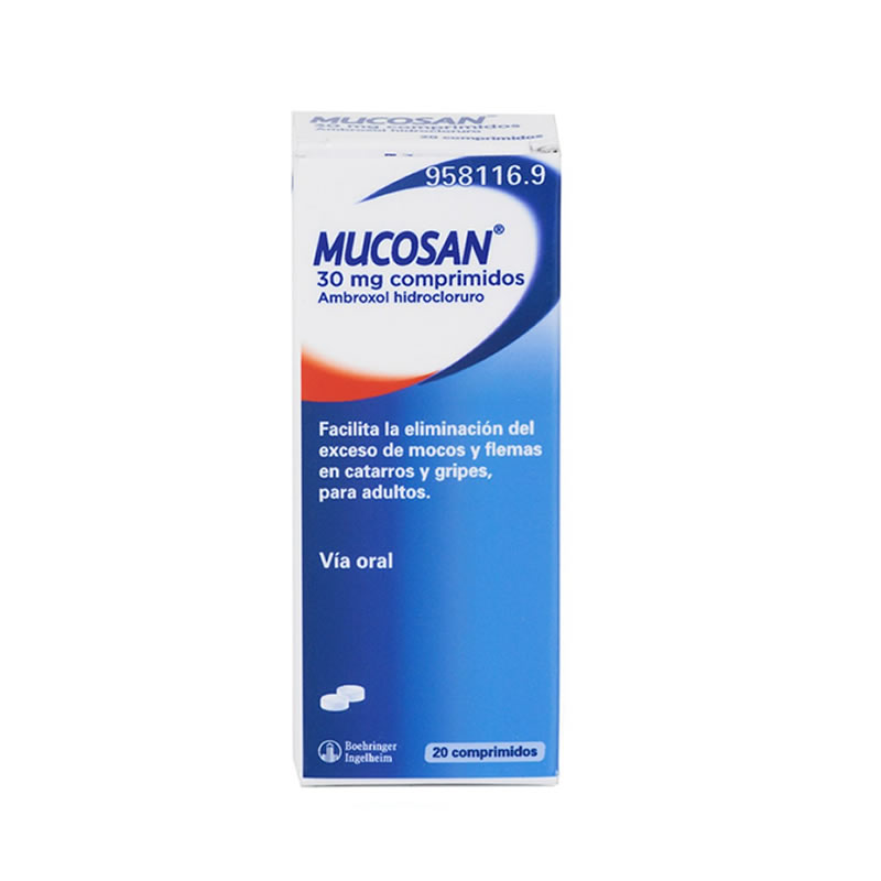 MUCOSAN 30 MG 20 COMPRIMIDOS