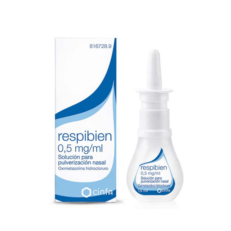 RESPIBIEN 0,5 MG/ML SOLUCION PARA PULVERIZACION NASAL 1 FRASCO 15 ML